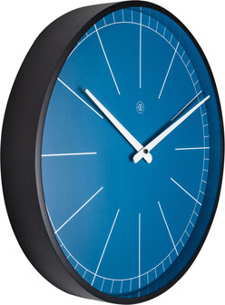 NeXtime NX-7328BL Wandklok NXt Ethan &Oslash; 40 Cm Blauw