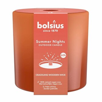 Bolsius Summer Nights Buiten Kaars Terracotta