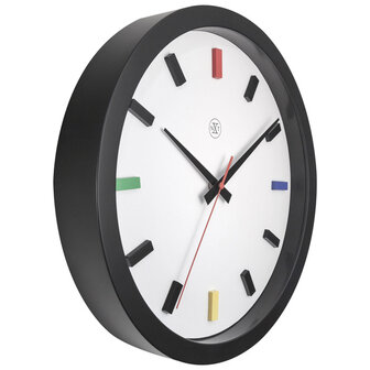 NeXtime NX-7362DI Kleurrijke Wandklok - 36cm - Stille Klok - Multicolor - NXt By - &quot;Mix&quot;