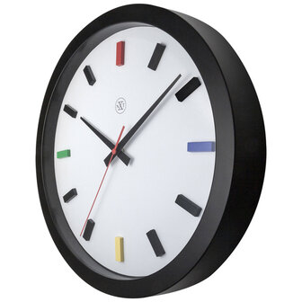 NeXtime NX-7362DI Kleurrijke Wandklok - 36cm - Stille Klok - Multicolor - NXt By - &quot;Mix&quot;