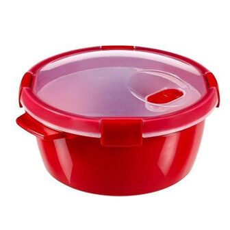 Curver Smart Eco Steamer Magnetronbak Rond 1.6L Rood