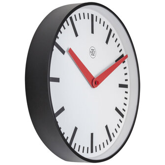 NeXtime NX-7360ST Stationsklok - 25.5cm - Stille Wandklok - Wit - NXt By - &quot;Newcastle&quot;