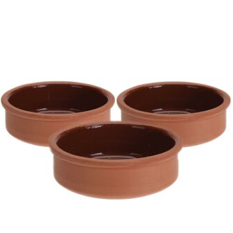 Excellent Houseware Terracotta Tapasschalen 3 Stuks