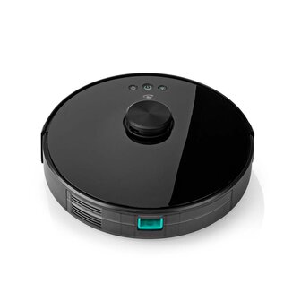 Nedis WIFIVCL001CBK Robotstofzuiger Laser Navigatie Wi-fi Capaciteit Opvangreservoir: 0.6 L Automatisch Opladen Diameter: 330 Mm Maximale Gebruiksduur: 120 Min Zwart Android&trade; / Ios