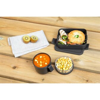 Brabantia Make &amp; Take Lunchset 2-delig Donkergrijs