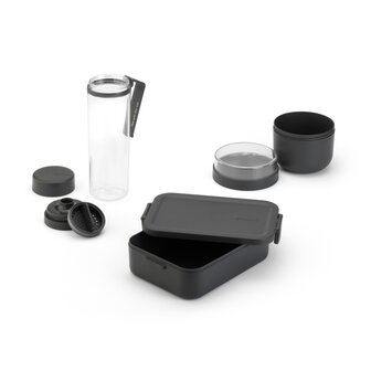 Brabantia Make &amp; Take Ontbijt-Lunchset Donkergrijs