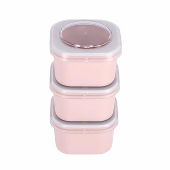 Sunware Sigma Home Lunchbakjes 3 Stuks Roze