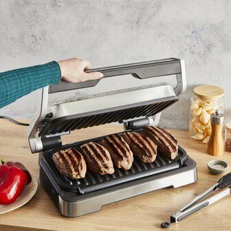 Tefal GC782D OptiGrill Intelligente Contactgrill RVS/Zwart