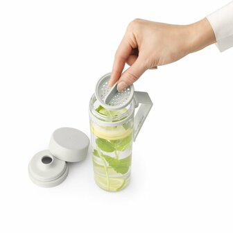 Brabantia Make &amp; Take Waterfles 0.5L Lichtgrijs