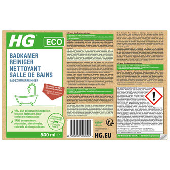 HG ECO Badkamerreiniger 500 ml