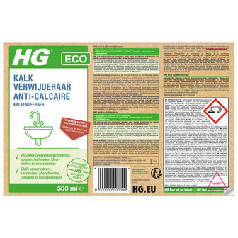 HG ECO Kalkverwijderaar 500 ml