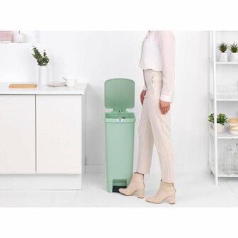 Brabantia Stepup Pedaalemmer 40L Jade Groen