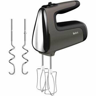 Tefal HT650E Powermix Silence Handmixer 600W Zwart/Zilver