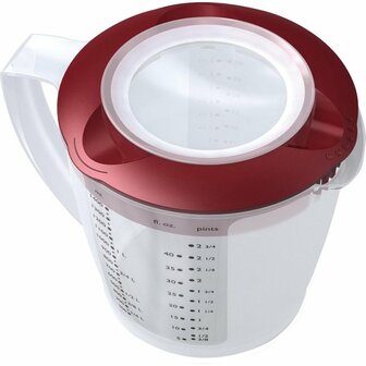 Westmark Helena Maatbeker 1.4L Rood/Transparant