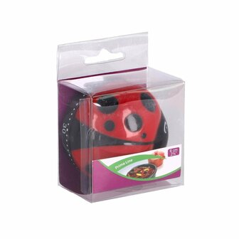 Patisse Kookwekker Lieveheersbeestje 6 cm Zwart/Rood