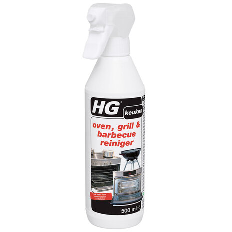 HG Oven- Grill- en Barbecuereiniger Snelwerkend 500ml