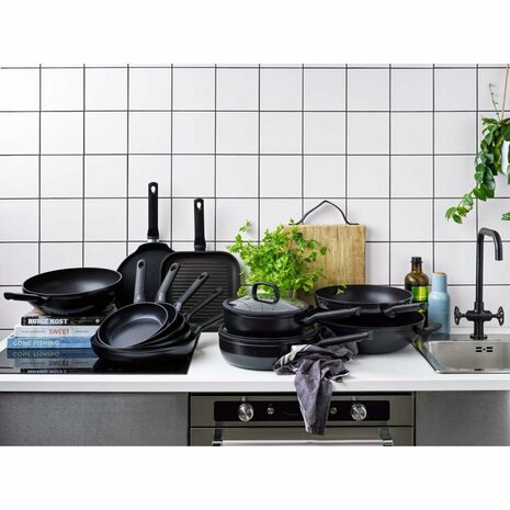 BK Easy Induction Koekenpan 20 cm Zwart