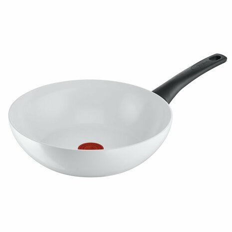 Tefal Ceramic Control Wok 28 cm Wit