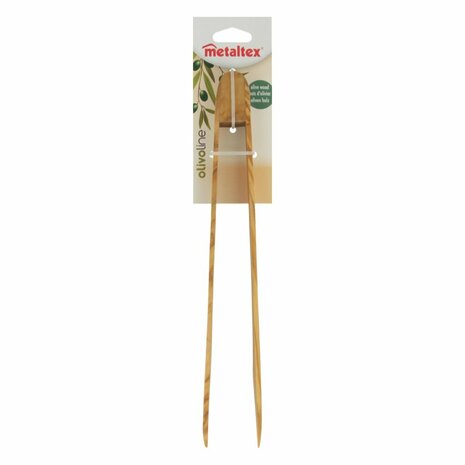 Metaltex Olivo Houten Multifunctionele Tang 30 cm