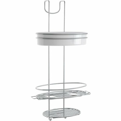 Metaltex Orbit Line Douchrek 29x13x58 cm Zilver