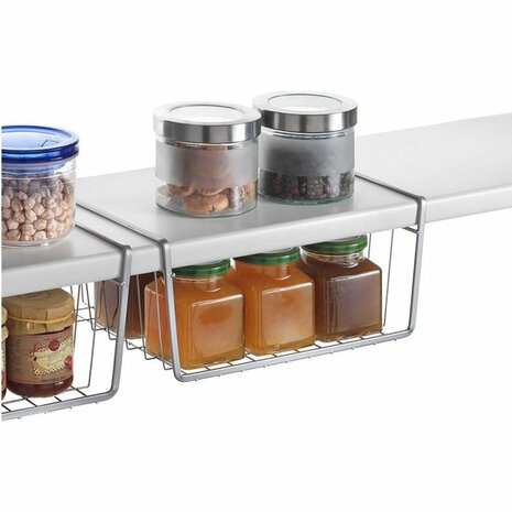 Metaltex Space Saver Smart Kitchen Mand 30x26x14 cm Zilver