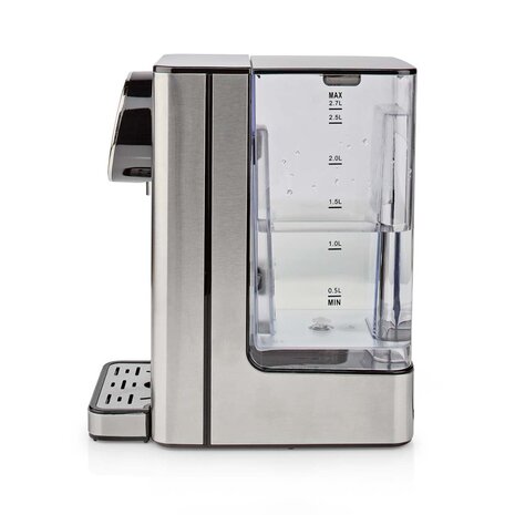 Nedis KAWD310FBK Heet Water Dispenser 2600 W 2,7 L Aluminium / Zwart