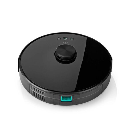 Nedis WIFIVCL001CBK Robotstofzuiger Laser Navigatie Wi-fi Capaciteit Opvangreservoir: 0.6 L Automatisch Opladen Diameter: 330 Mm Maximale Gebruiksduur: 120 Min Zwart Android™ / Ios