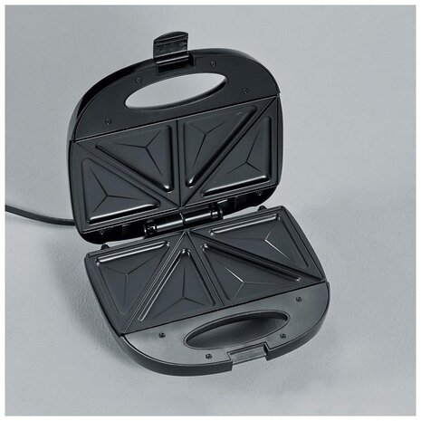 Severin SA2969 Sandwich Toaster RVS/Zwart 600W