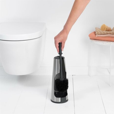 Brabantia Toiletborstel met Houder Matt Steel