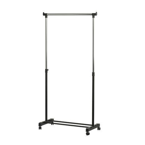 V-Part Kledingrek 84x170x43 cm Zwart