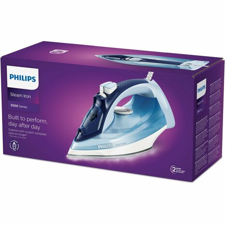 Philips DST5030/20 Stoomstrijkijzer Blauw