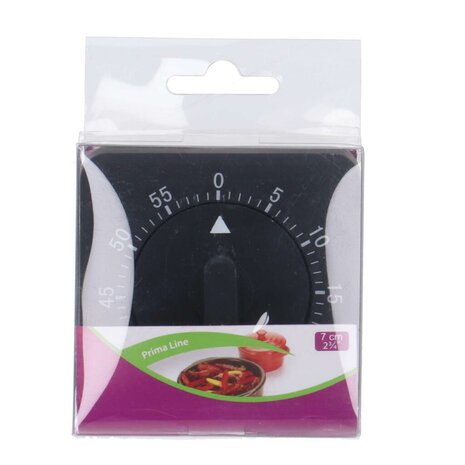 Patisse Kookwekker 7 cm Zwart/Siliconen