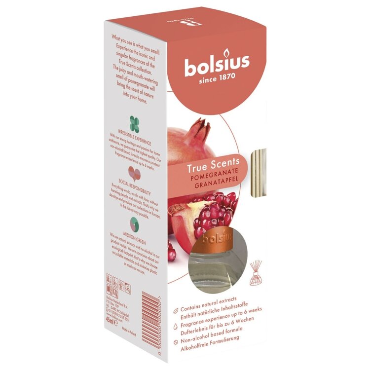 Bolsius Geurstokjes 45ml Granaatappel