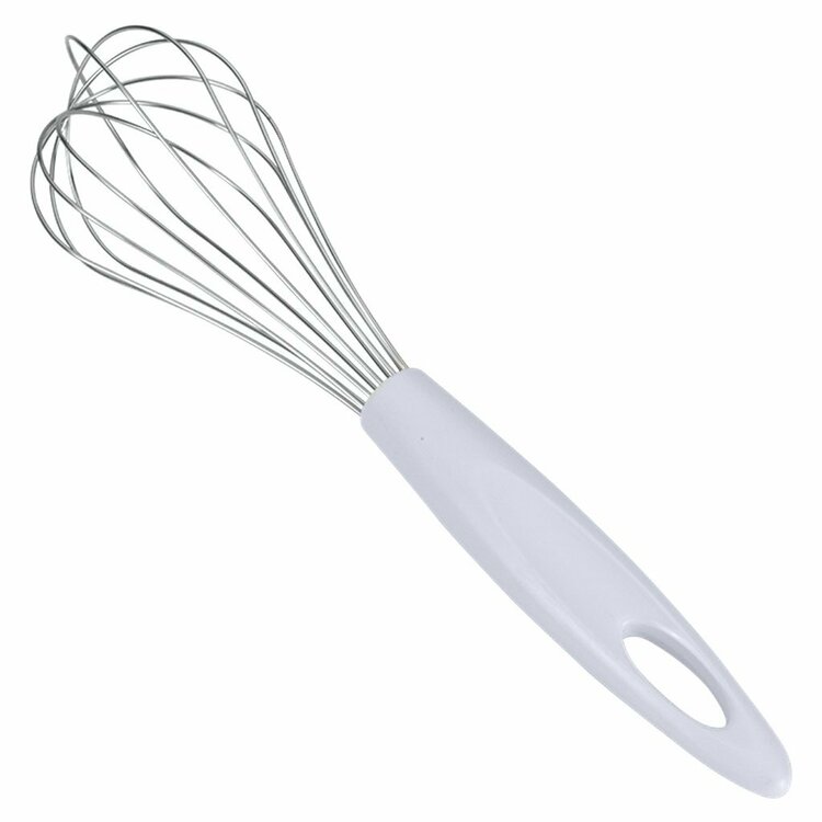 Metaltex Klopper 25 cm RVS/Plastic/Wit