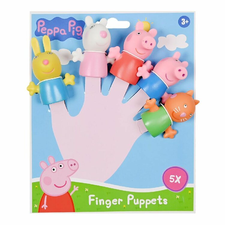 Peppa Pig Vingerpoppen 5-delig