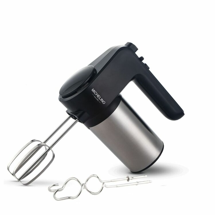 Michelino Handmixer Zwart/RVS