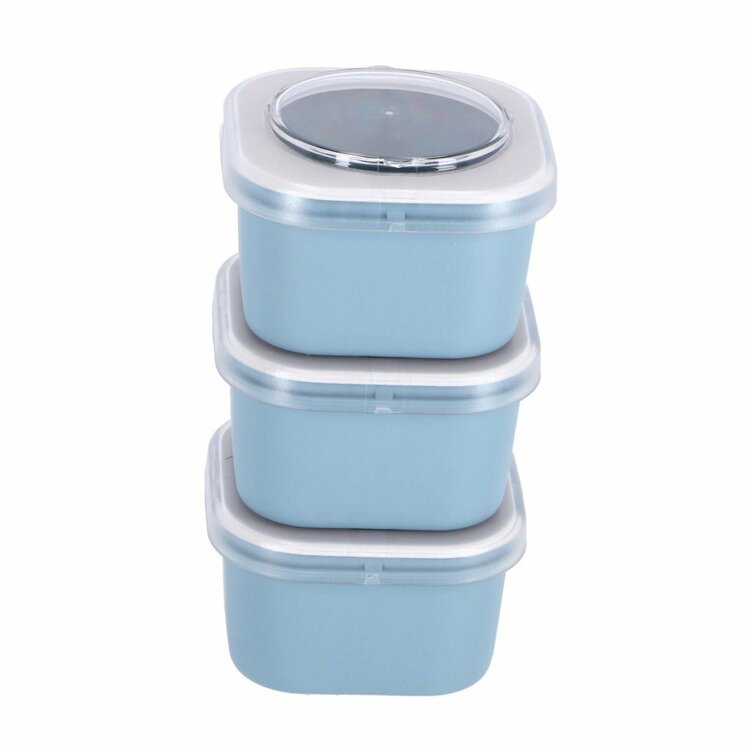 Sunware Sigma Home Lunchbakjes 3 Stuks Blauw