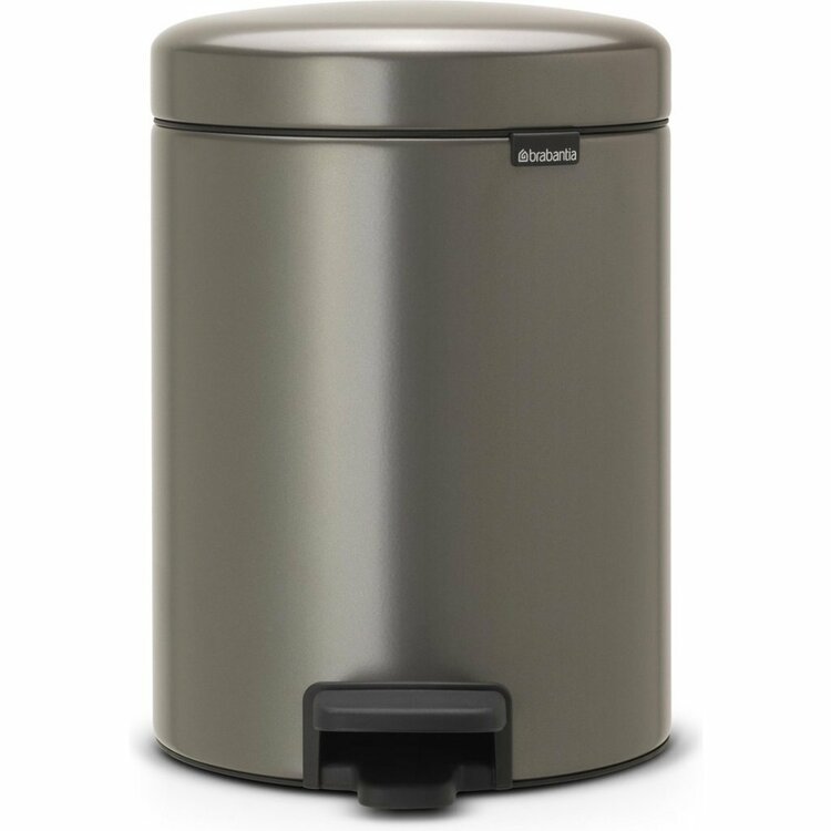 Brabantia NewIcon Pedaalemmer 5L Platinum