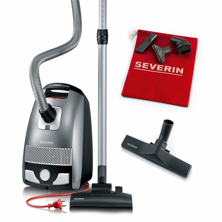 Severin BC7045 S Power Snowwhite Stofzuiger 750W Zilver/Zwart