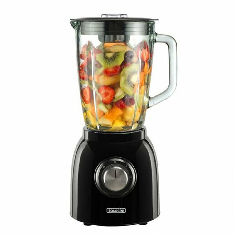 Bourgini Blender 600W 1,5L Zwart