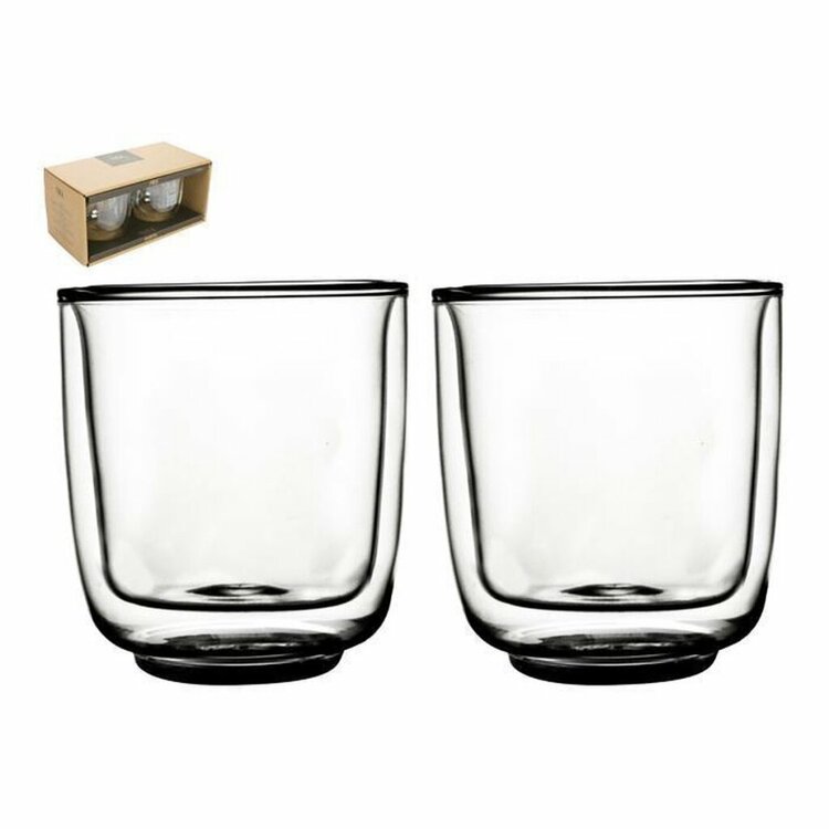 Gusta Fika Dubbelwandig Glas 250ml set 2 stuks