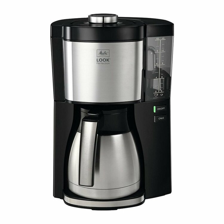 Melitta 1025-16 LOOK Therm Perfection Koffiezetapparaat Zilver/Zwart