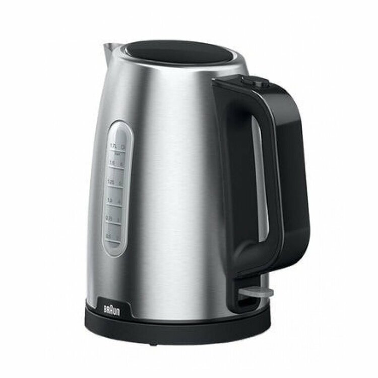 Braun WK1500BK PurShine Waterkoker 1.7L 2200W RVS/Zwart