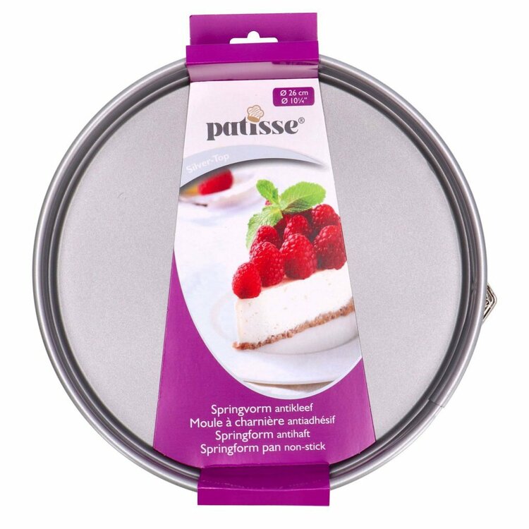 Patisse Silver Top Springvorm 26x6.5 cm Zilver