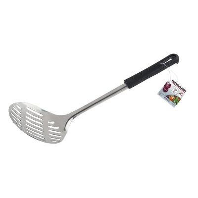 Fackelmann Food and More Opscheplepel 33 cm Zwart PP/RVS