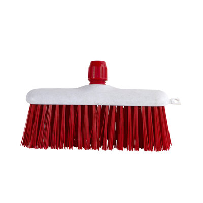 Luva Straatbezem met Steelhouder 30 cm Rood/Wit