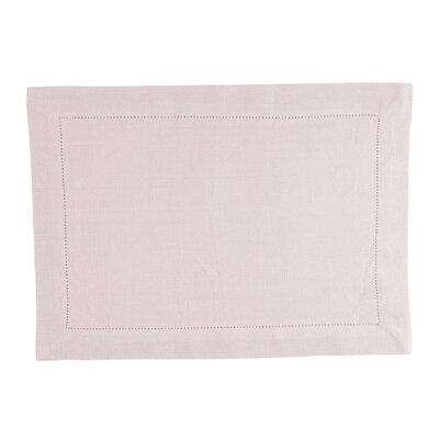 Linen&More Placemats 35x50 cm 4 Stuks Indi Light Pink