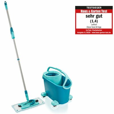 Leifheit Clean Twist M Ergo Mobiel Vloerwisser Set Turquoise