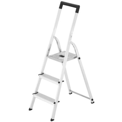 Hailo L40 Aluminium Huishoudtrap / Klustrap 3 treden