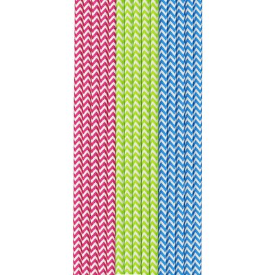 Duni Papieren Rietjes 50 Stuks Rood/Groen/Blauw